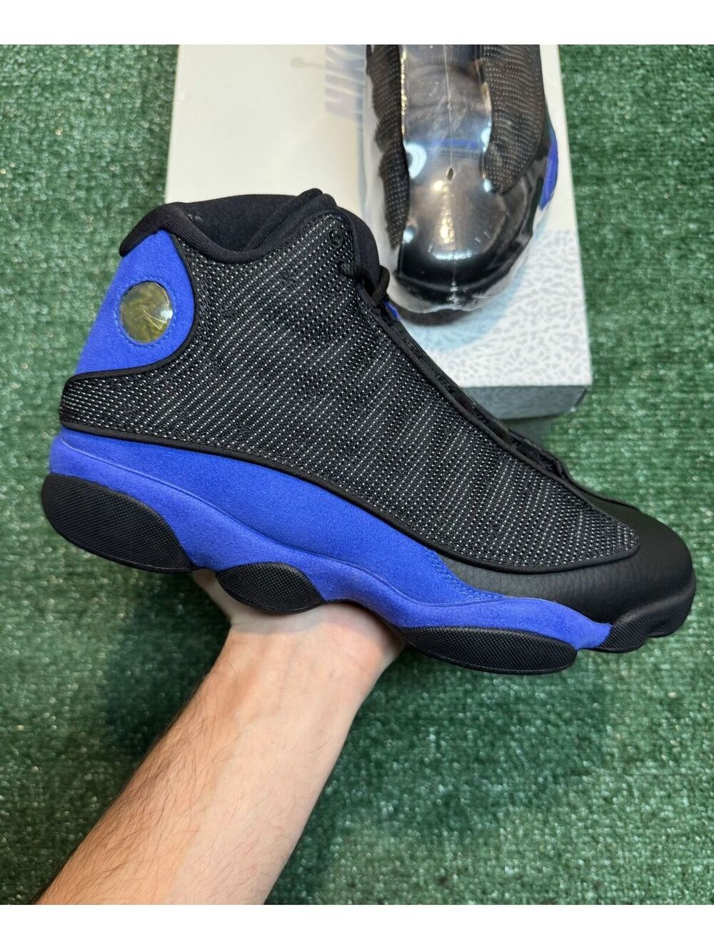 Jordan Retro 13 Black Hyper Royal Size 10.5